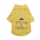 Sz L Tacos & Tequila Dog T-shirt