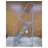 Uline 5-Step Rolling Safety Ladder