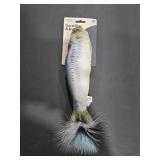 Large Huxley & Kent Fish Catnip Crinkle Toy