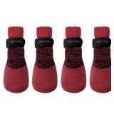 foufouBRANDS Rubber Dipped Dog Socks in size S