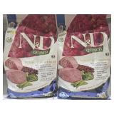 (2) Bags 3.3lb Farmina N&D Quinoa Weight