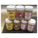 (7) Jars of Bark Bistro Buddy Budder 17 oz