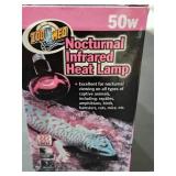 50 Watt Zoo Med Nocturnal Infrared Heat Lamp