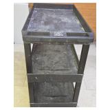 Luxor 3-Shelf Plastic Utility Cart