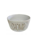 Rae Dunn Style CHOMP Ceramic Bowl