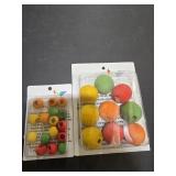 (2) Pkgs Large & Small Wooden Balls with a Hole