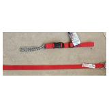 XL Check Collar & 24" Red Collar