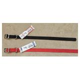 (2) 12" Dog Collars