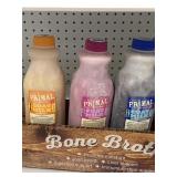 (3) Assorted Primal Pet Foods Raw Goat Milk 32oz