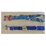 Sz SM 10-14' Costal Pet Blue Collars