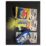 (3) Catnip Crinkle Toys