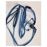 (2) Blue 6' Reflective Leashes, (1) Large