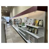 68ft Single Sided Retail Wall Shelving