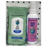 Earthbath Ear Wipes and Earthbath Puppy Spritz
