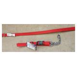 XL Check Collar & 26" Red Collar