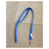 6ft Blue Double Ply Nylon Dog Leash