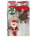 (2) KONG & (1) Fuzzyard Life Dog Toys