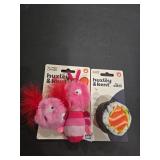 (2) Catnip Crinkle Toys