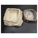(2) Reptile Bowls