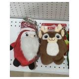 (4) KONG & SPOT Dog Toy Holiday plush toys for