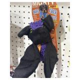 Mighty Microfiber Ball Med Bat Purple Dog Toy.