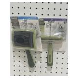 Safari Curved Firm Slicker Brush & Double Row
