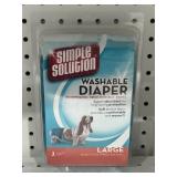 Simple Solution Large Washable Dog Diaper Sz L