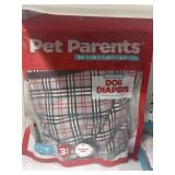 Pet Parents Washable Dog Diapers Sz L