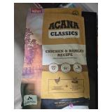 22.5lb Acana Classics Chicken and barley recipe