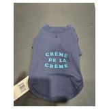 Med " Embroidered  Crï¿½me De La Crï¿½me" Dog Shirt