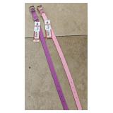 16" Pink & Purple Dog Collars