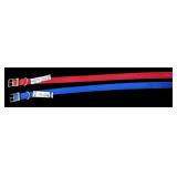 24" Red & Blue Dog Collars