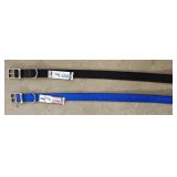 18" Blue & Black Dog Collars
