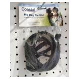 Coastalï¿½ Big Dog Tie Out 10' Black Braided