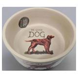 (2) Good Dog Ceramic Pet Bowls 6'