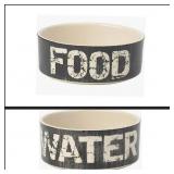 Ceramic Pet Bowls Food & Water