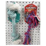 (2) Mammoth Flossy Chews Dog Toys