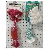 (2) Mammoth Flossy Chews Dog Toys