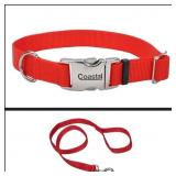 Coastal Pet LG Red Collar & 6ft Leash