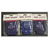 (3) Dog Koozies