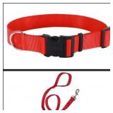 Coastal Pet LG Red Collar & 4ft Leash