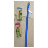 26' Blue Nylon Dog Collar & Waste Bags