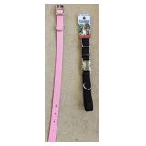 SZ SM Black Collar & 12' Pink Collar