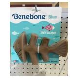 Benebone Fishbone Dog Chew Toy Large under 90 lbs
