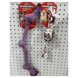 (2) Mammoth Flossy Chews Dog Toys