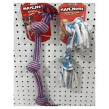 (2) Mammoth Flossy Chews Dog Toys