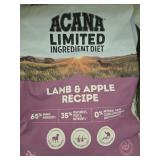 4.5lb Acana limited ingredient diet lamin apple