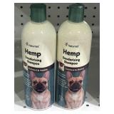 (2) NaturVet Hemp Deodorizing Shampoo for dogs