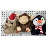 (3) Hero Chuckles Comfort Dog Plush Toys
