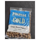 Box of 3-ounce sample bag of Fromm Family Gold